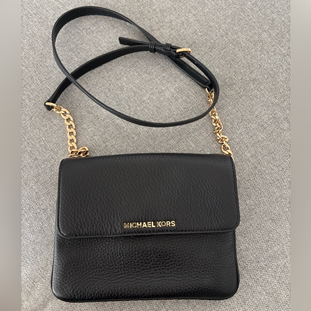 MICHAEL KORS BEDFORD LEATHER CROSSBODY